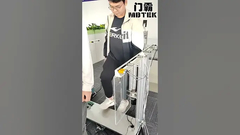 Schommelpoortregelaar met gevoelige bescherming tegen knijpen